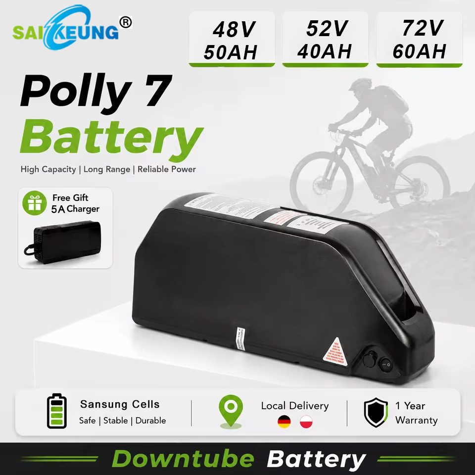 72V 50Ah 21700 Lithium Battery - E bike cham-rider 36v 48v 52v