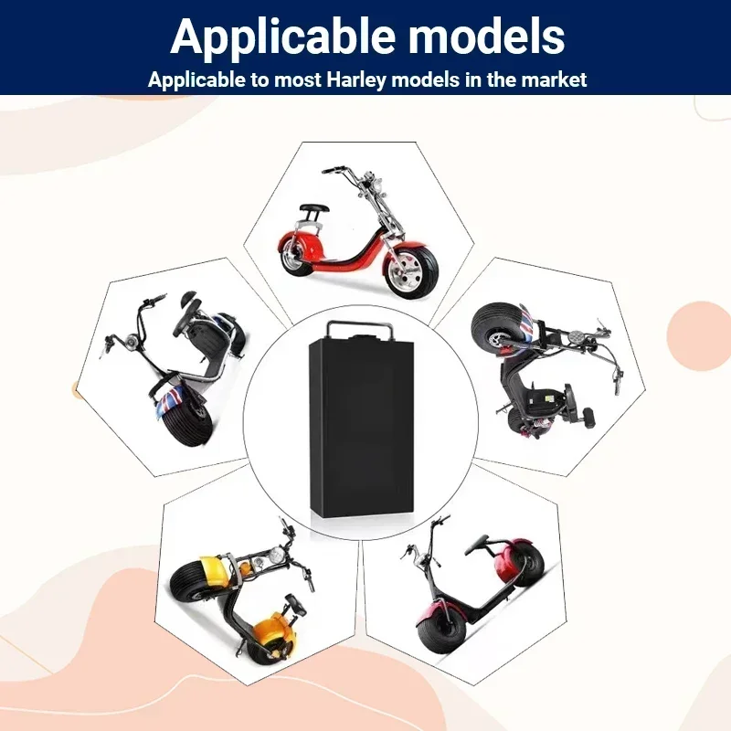 For Harley Battery 60V 20Ah/30 - đánh giá và giá 60V 50Ah Electric Scooter Battery