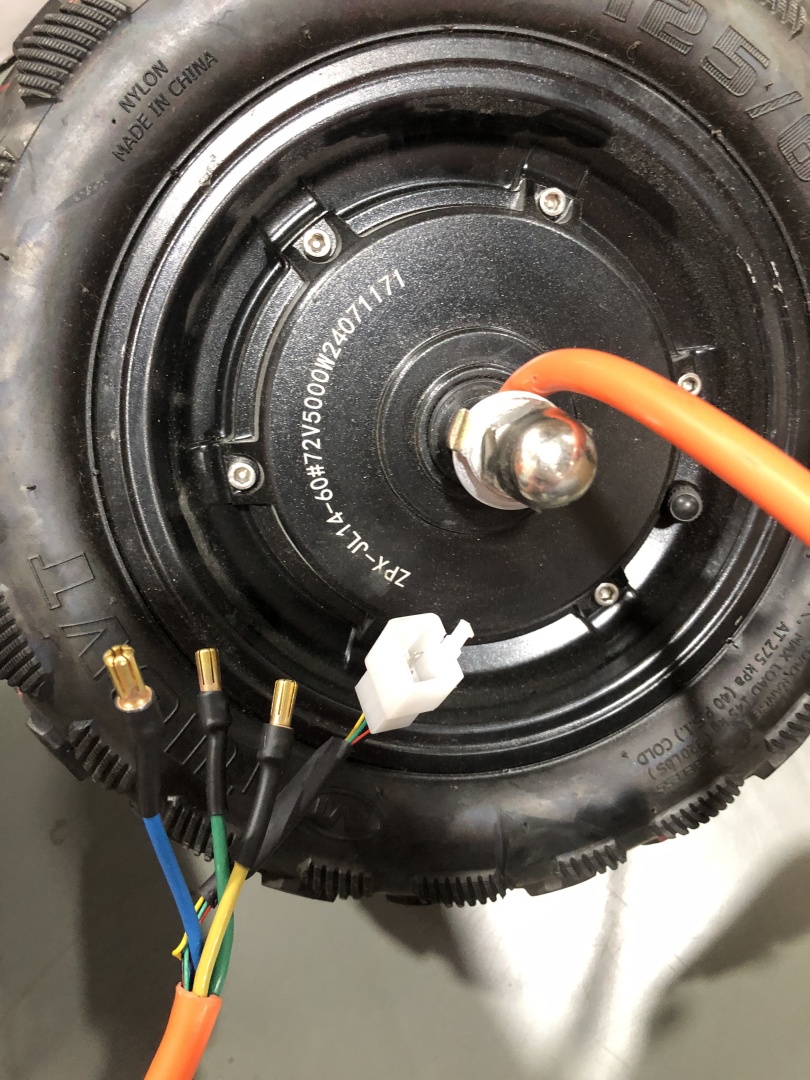 4000W 5000W 7500W 60MM Orange  - đánh giá và giá 13 Inch 72V 5000W Brushless Motor